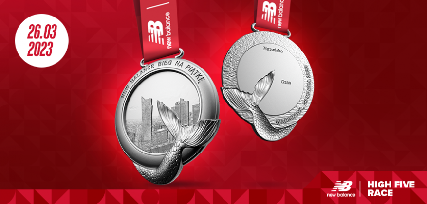 Medal of the New Balance High Five Race