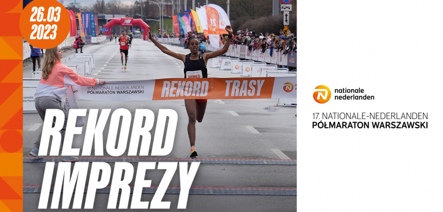 Pięć kobiet poniżej dotychczasowego rekordu imprezy na 17. Nationale-Nederlanden Półmaratonie Warszawskim! Powrót znakomitej frekwencji na wiosennym biegu.